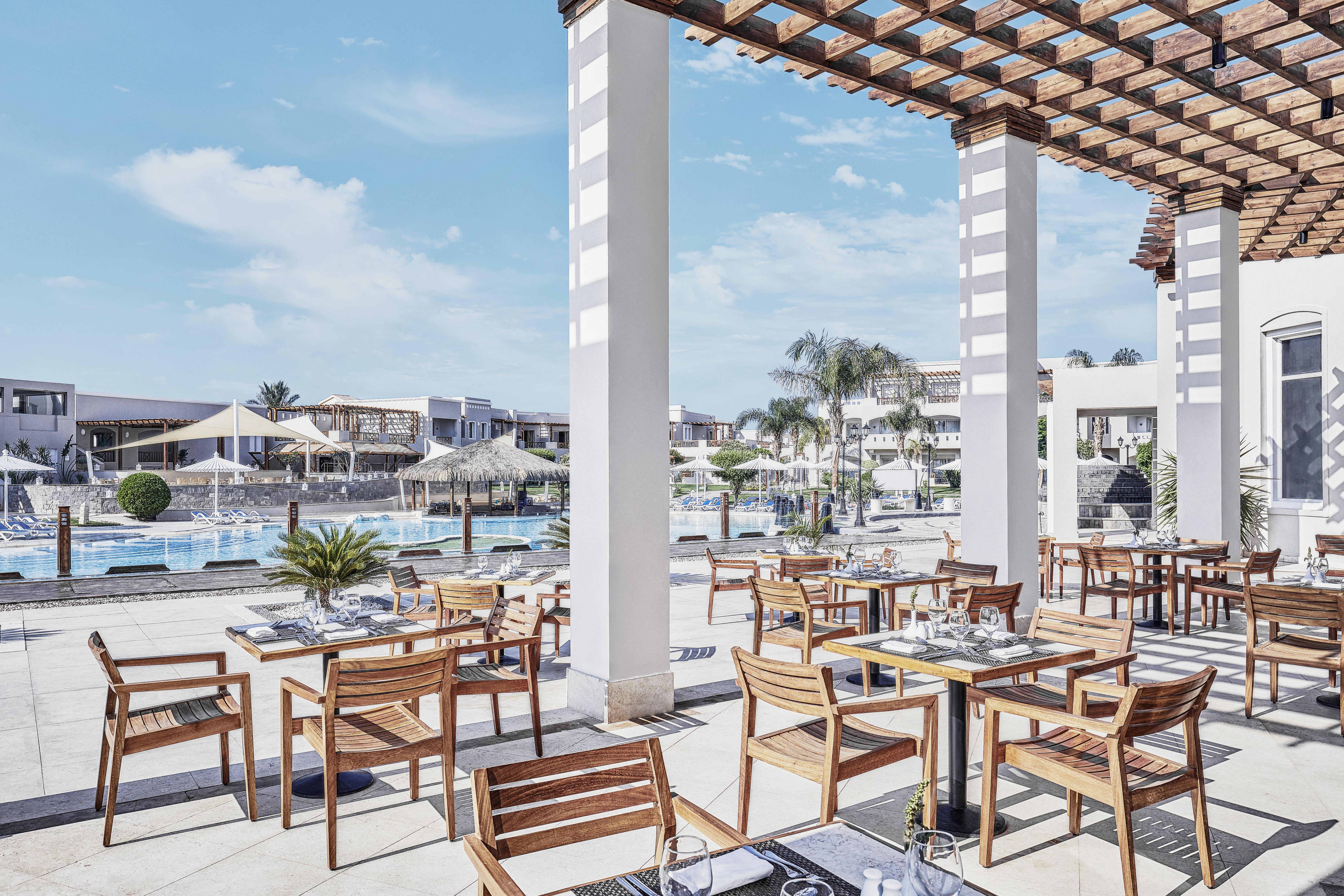 Jaz Elite Casa Del Mar Beach Hurgada Dış mekan fotoğraf The resort's restaurant